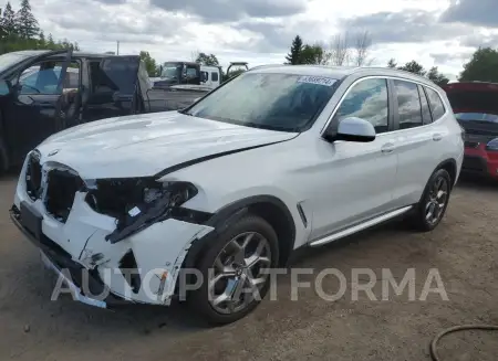 BMW X3 XDRIVE3 2022 vin 5UX53DP08N9J14095 from auto auction Copart