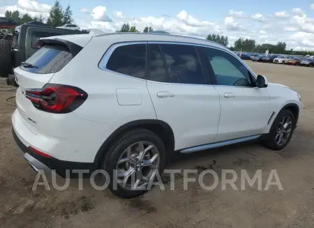 BMW X3 XDRIVE3 2022 vin 5UX53DP08N9J14095 from auto auction Copart