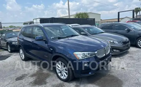 BMW X3 xDrive 2016 2016 vin 5UXWX9C57G0D89085 from auto auction Copart