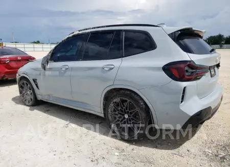 BMW X3 M 2022 vin 5YM13EC08N9M68752 from auto auction Copart