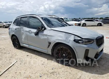 BMW X3 M 2022 vin 5YM13EC08N9M68752 from auto auction Copart