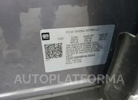 CHEVROLET BOLT EUV P 2023 vin 1G1FZ6S08P4173101 from auto auction Copart