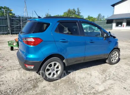 FORD ECOSPORT S 2018 vin MAJ6P1UL2JC203882 from auto auction Copart