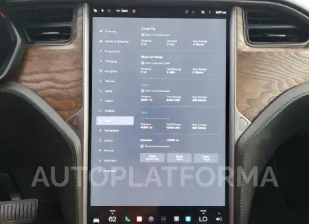 TESLA MODEL X 2019 vin 5YJXCBE29KF155534 from auto auction Copart