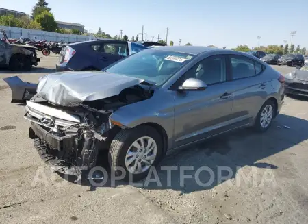 Hyundai Elantra 2019 2019 vin KMHD74LF5KU809232 from auto auction Copart