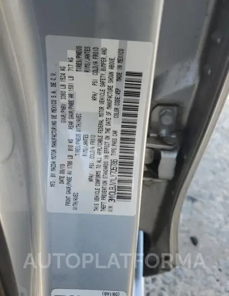 TOYOTA YARIS LE 2020 vin 3MYDLBJV1LY705786 from auto auction Copart