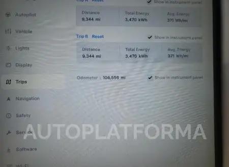 TESLA MODEL X 2018 vin 5YJXCDE20JF104899 from auto auction Copart