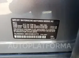 BMW X5 XDRIVE3 2017 vin 5UXKR0C38H0X83373 from auto auction Copart