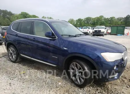 BMW X3 XDRIVE2 2016 vin 5UXWX9C57G0D80886 from auto auction Copart