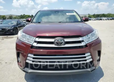 TOYOTA HIGHLANDER 2018 vin 5TDZZRFH1JS277754 from auto auction Copart