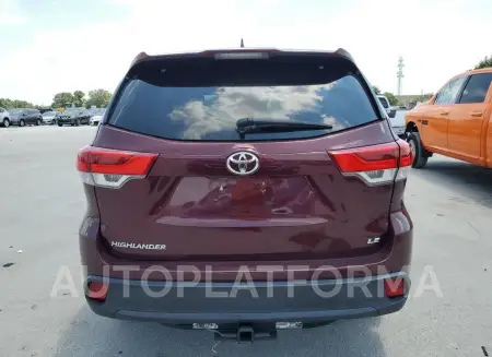 TOYOTA HIGHLANDER 2018 vin 5TDZZRFH1JS277754 from auto auction Copart