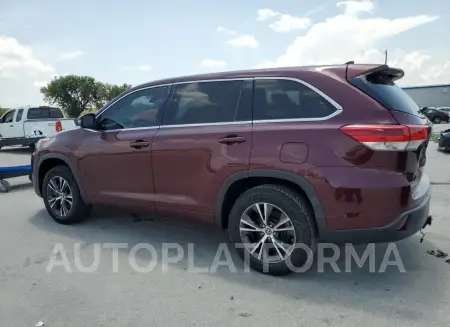 TOYOTA HIGHLANDER 2018 vin 5TDZZRFH1JS277754 from auto auction Copart