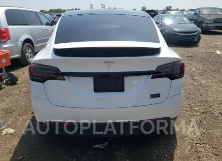 TESLA MODEL X 2022 vin 7SAXCBE61NF353261 from auto auction Copart