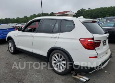 BMW X3 XDRIVE2 2016 vin 5UXWX9C57G0D84615 from auto auction Copart