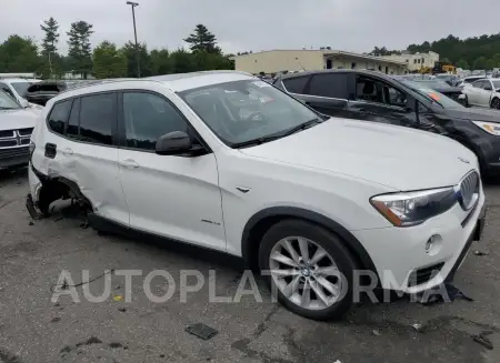 BMW X3 XDRIVE2 2016 vin 5UXWX9C57G0D84615 from auto auction Copart