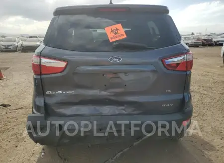 FORD ECOSPORT S 2020 vin MAJ6S3GL3LC338216 from auto auction Copart