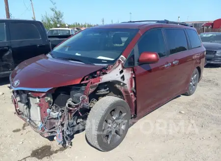 TOYOTA SIENNA SPO 2015 vin 5TDXK3DC6FS573392 from auto auction Copart