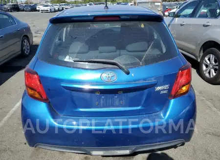 TOYOTA YARIS 2015 vin VNKKTUD32FA054227 from auto auction Copart