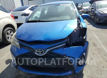 TOYOTA YARIS 2015 vin VNKKTUD32FA054227 from auto auction Copart