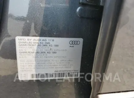 AUDI Q5 PREMIUM 2017 vin WA1D7AFPXHA077868 from auto auction Copart