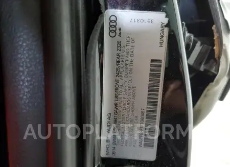 AUDI S3 PRESTIG 2015 vin WAUFFGFF7F1060497 from auto auction Copart