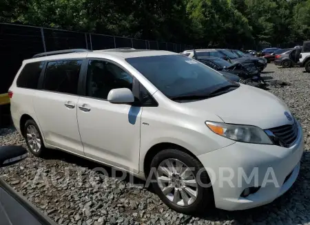 TOYOTA SIENNA XLE 2016 vin 5TDDK3DC0GS130367 from auto auction Copart