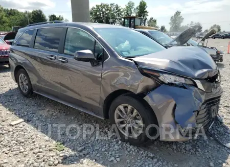 TOYOTA SIENNA XLE 2022 vin 5TDJRKEC1NS122217 from auto auction Copart