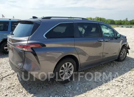 TOYOTA SIENNA XLE 2022 vin 5TDJRKEC1NS122217 from auto auction Copart