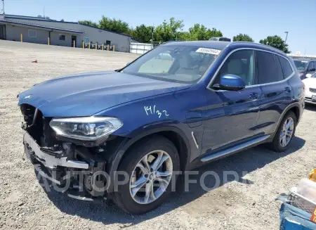 BMW X3 xDrive 2021 2021 vin 5UXTS1C03M9F86205 from auto auction Copart