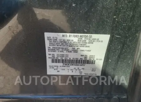 FORD FLEX LIMIT 2016 vin 2FMGK5D85GBA16057 from auto auction Copart