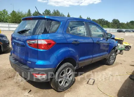 FORD ECOSPORT S 2022 vin MAJ6S3FL0NC467678 from auto auction Copart