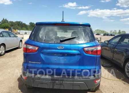 FORD ECOSPORT S 2022 vin MAJ6S3FL0NC467678 from auto auction Copart