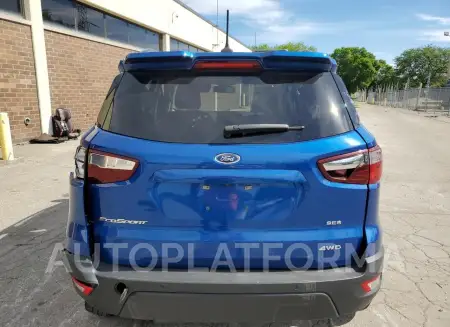 FORD ECOSPORT S 2020 vin MAJ6S3JL0LC323228 from auto auction Copart