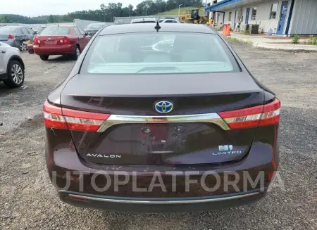 TOYOTA AVALON HYB 2015 vin 4T1BD1EB6FU038956 from auto auction Copart