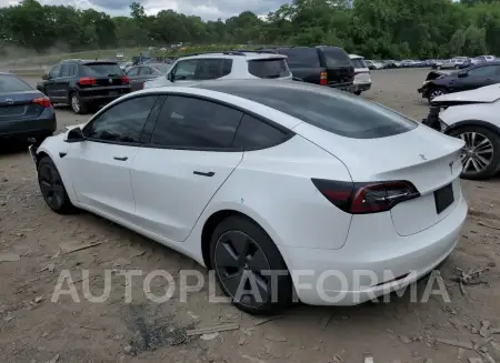 TESLA MODEL 3 2022 vin 5YJ3E1EA0NF112585 from auto auction Copart