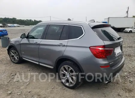 BMW X3 XDRIVE2 2017 vin 5UXWX9C51H0D97698 from auto auction Copart