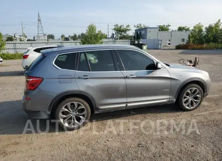 BMW X3 XDRIVE2 2016 vin 5UXWX9C59G0D94028 from auto auction Copart