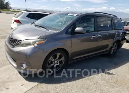 Toyota Sienna SE 2017 2017 vin 5TDXZ3DC9HS792121 from auto auction Copart