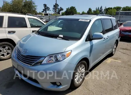 Toyota Sienna XLE 2016 2016 vin 5TDYK3DC3GS724484 from auto auction Copart