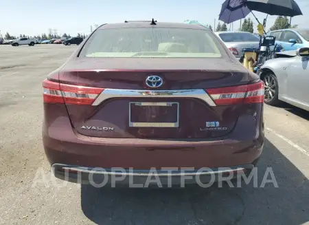 TOYOTA AVALON HYB 2015 vin 4T1BD1EB4FU045534 from auto auction Copart