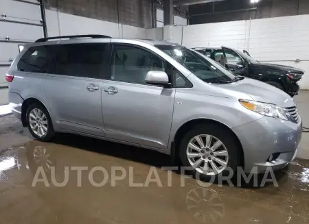 TOYOTA SIENNA XLE 2017 vin 5TDDZ3DC1HS146848 from auto auction Copart