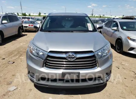 TOYOTA HIGHLANDER 2015 vin 5TDJKRFH4FS167306 from auto auction Copart