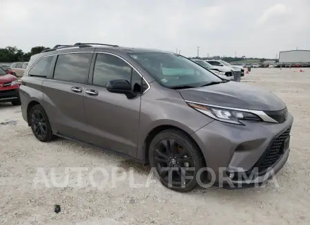 TOYOTA SIENNA XSE 2022 vin 5TDXRKEC9NS082947 from auto auction Copart