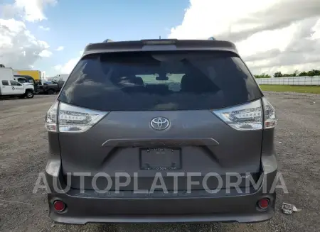 TOYOTA SIENNA SE 2018 vin 5TDXZ3DCXJS925197 from auto auction Copart