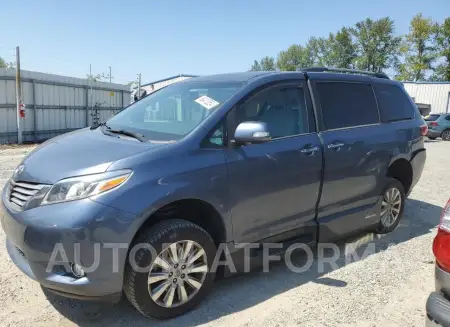 Toyota Sienna XLE 2017 2017 vin 5TDYZ3DC3HS871126 from auto auction Copart