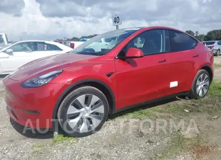 Tesla Model Y 2021 2021 vin 5YJYGDEE9MF152571 from auto auction Copart