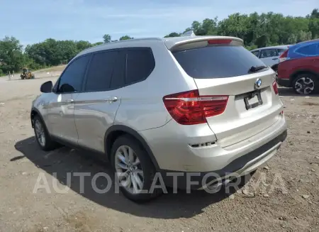 BMW X3 XDRIVE2 2016 vin 5UXWX9C56G0D80135 from auto auction Copart