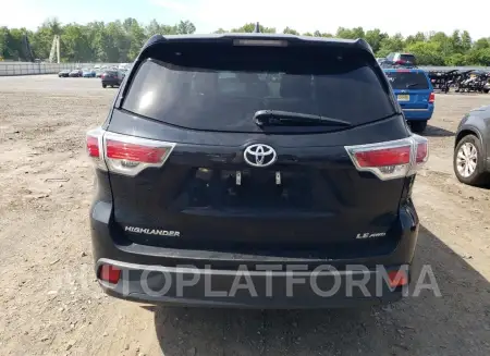 TOYOTA HIGHLANDER 2015 vin 5TDBKRFH5FS169926 from auto auction Copart