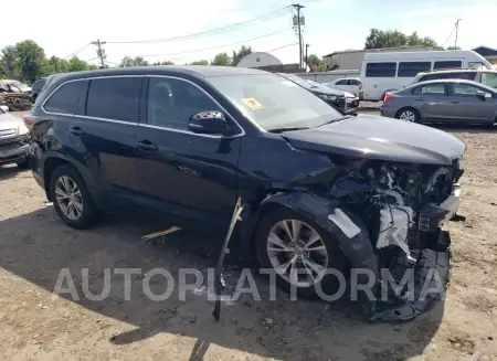 TOYOTA HIGHLANDER 2015 vin 5TDBKRFH5FS169926 from auto auction Copart