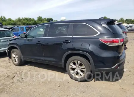 TOYOTA HIGHLANDER 2015 vin 5TDBKRFH5FS169926 from auto auction Copart